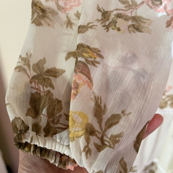 1. State Floral Tiered Maxi Dress with Long Sleeves,
 Size Xs - Picture 5 of 7